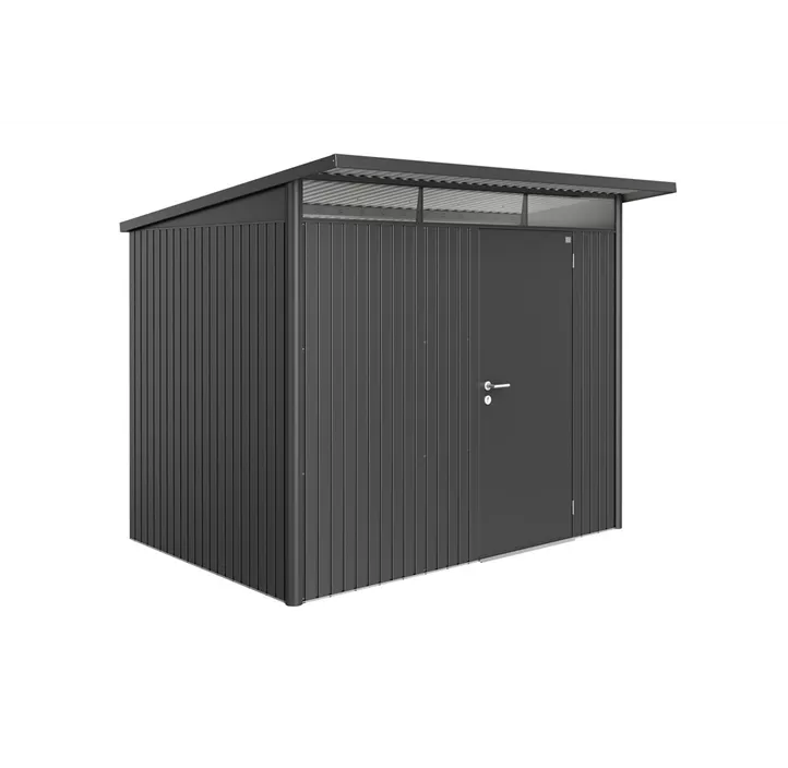 Gerätehaus AvantGarde A5 dunkelgrau mit Standardtür