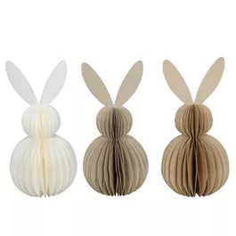 Hase stehend aus Papier