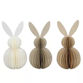 Hase stehend aus Papier