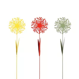 Gartenstecker Blume, bunt