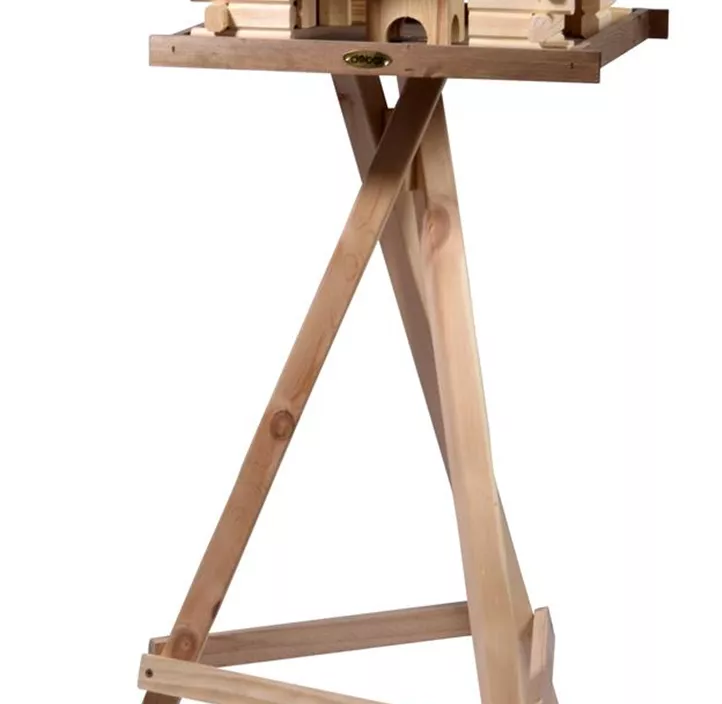 Ständer zu Vogelhaus Blockhaudesign