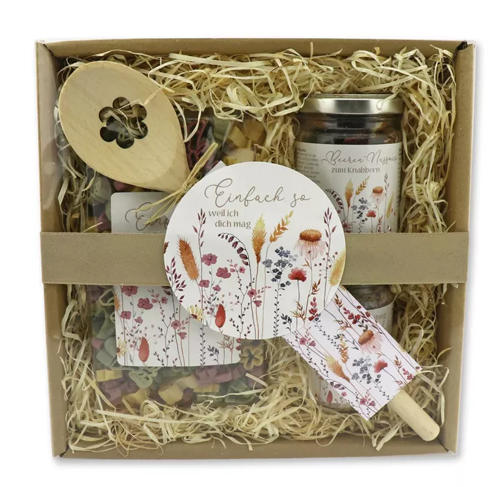 Geschenkset Karton Klarsichtdeckel