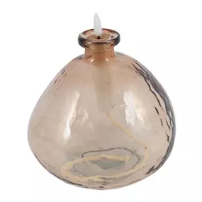 Vase Asher mit LED Flamme