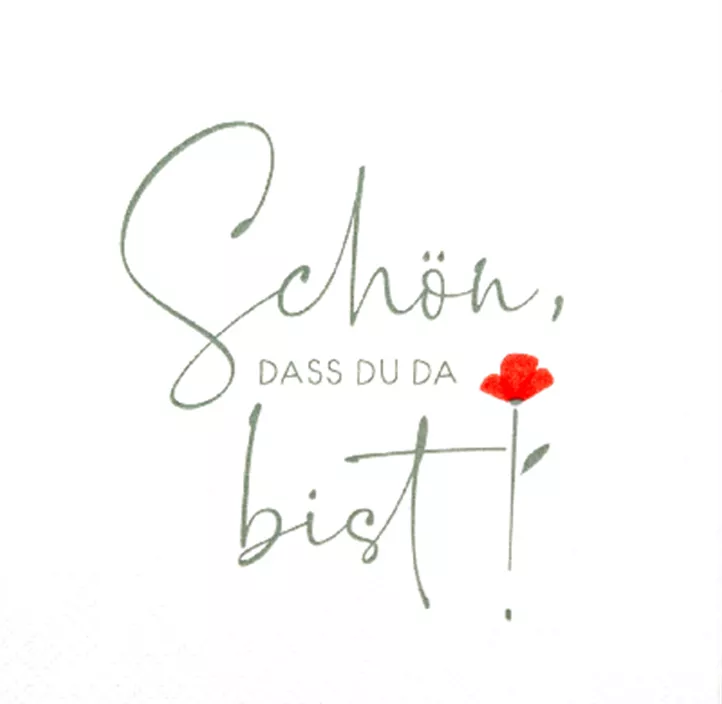 Serviette, Schön