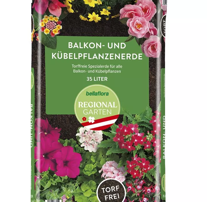 Balkon- und Kübelpflanzenerde torffrei