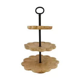 Etagere mit Mangoholz