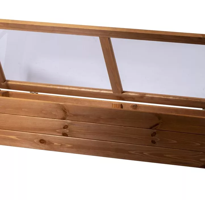 Frühbeetaufsatz zum Balkon-Hochbeet