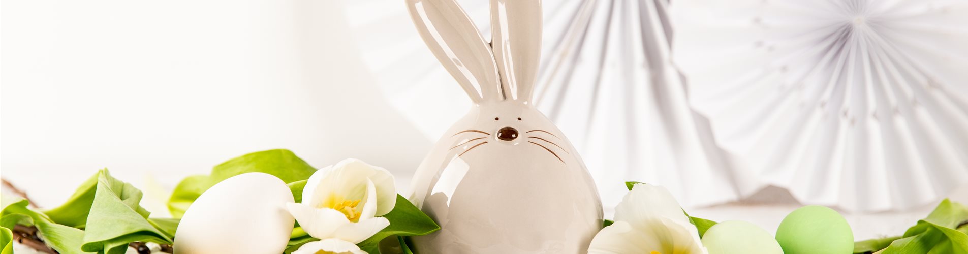 Ostern - Dekohase mit Tulpen