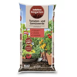 Tomaten- und Gemüseerde