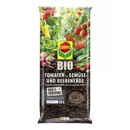 COMPO BIO Tomaten-, Gemüse- und Beerenerde torffrei