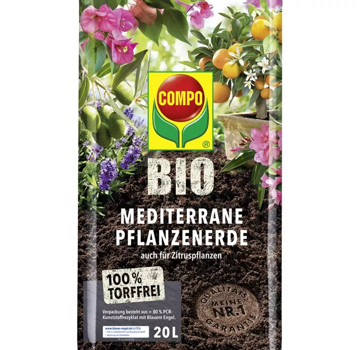 COMPO BIO Mediterrane Erde torffrei, 20 l