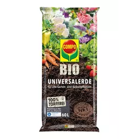 COMPO BIO Universalerde torffrei, 60 l