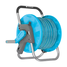 Gartenschlauchständer Set, inkl. 20m Schlauch und Spritze