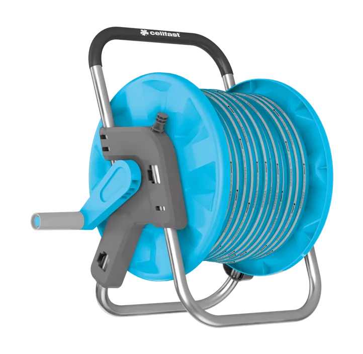 Gartenschlauchständer Set, inkl. 20m Schlauch und Spritze