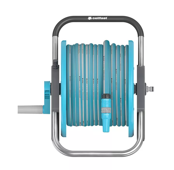 Gartenschlauchständer Set, inkl. 20m Schlauch und Spritze
