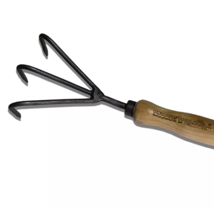 Grubber 3 Zinken mit Eschen-Griff