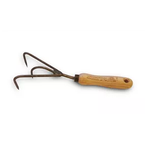 Handegge/Grubber mit 3 Zinken und Eschengriff