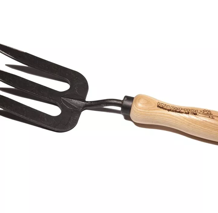 Handgabel 3 Zinken mit Eschengriff