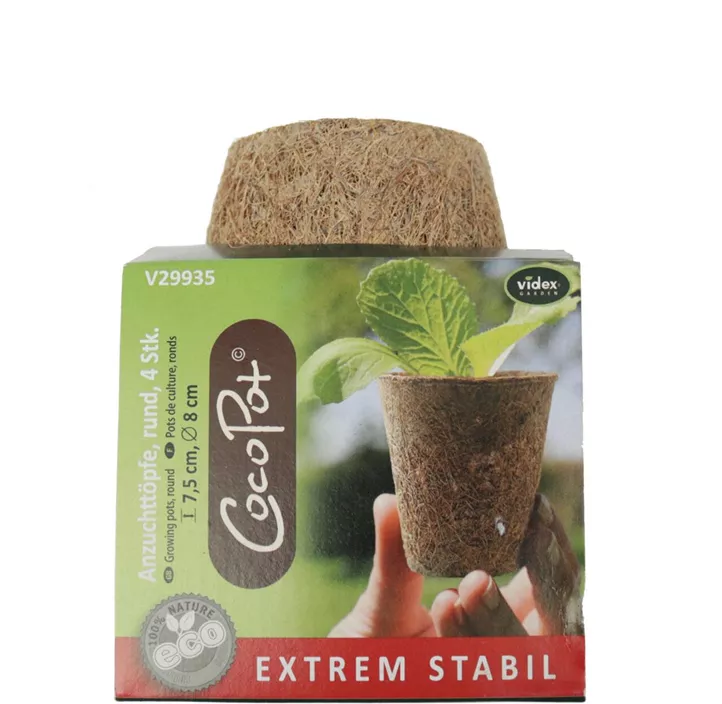 Anzucht Töpfe Kokos rund