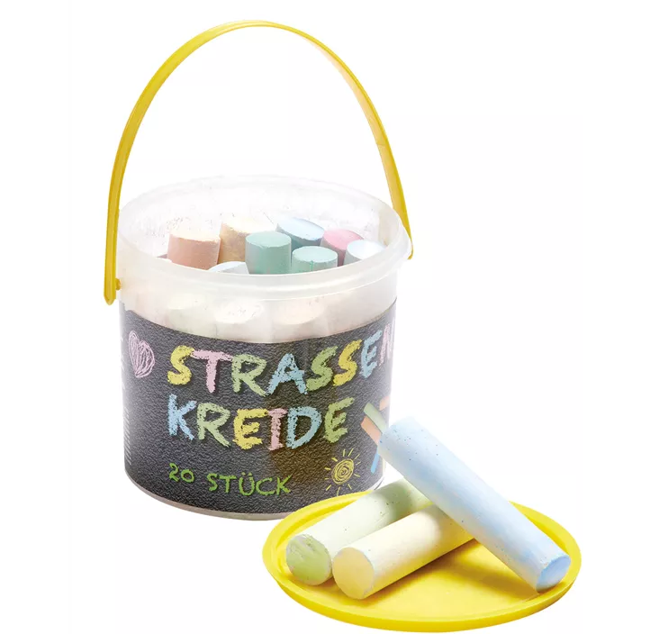Wasser und Straßenkreide 20 Stk