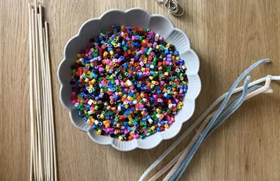 DIY Tipp Muttertag Perlenherz