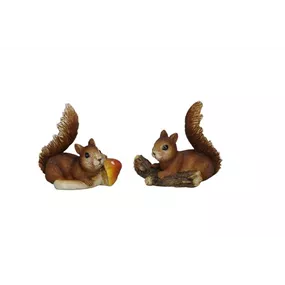 Eichhörnchen auf Pilz oder Ast