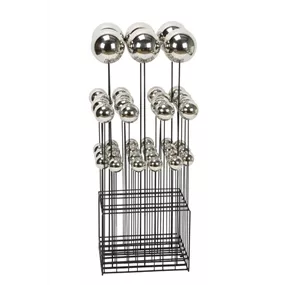 Edelstahlkugel am Stab