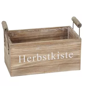 Herbstkiste mit Griffen