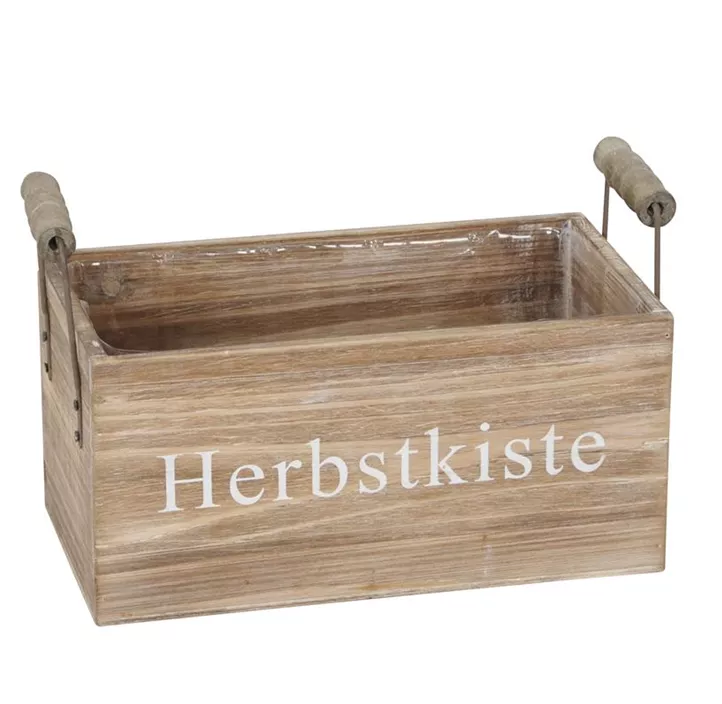 Herbstkiste mit Griffen