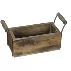 Holzkasten mit Griffen