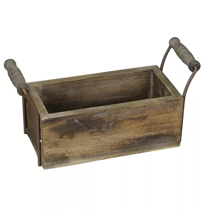 Holzkasten mit Griffen