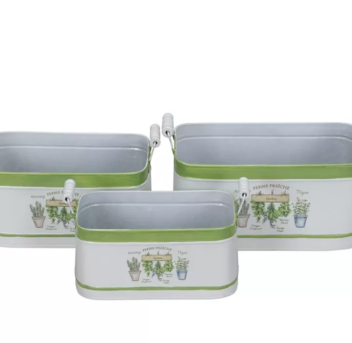 Kasten rechteckig mit Griffen