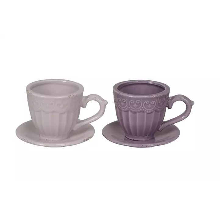Kerzenhalter Tasse