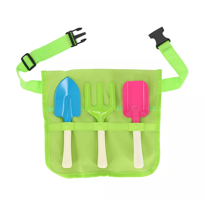 Kindergürtel mit Gartengeräten bunt