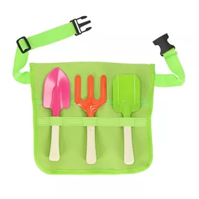 Kindergürtel mit Gartengeräten bunt