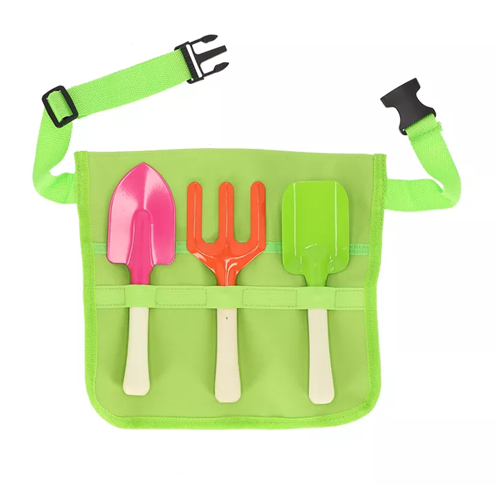 Kindergürtel mit Gartengeräten bunt
