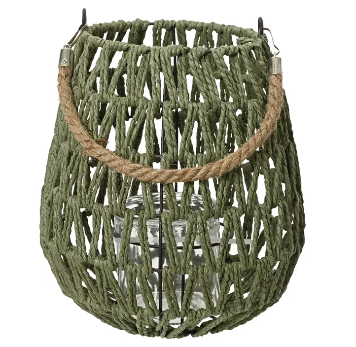 Laterne aus Jute