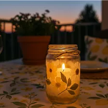 Super-süßes Windlicht