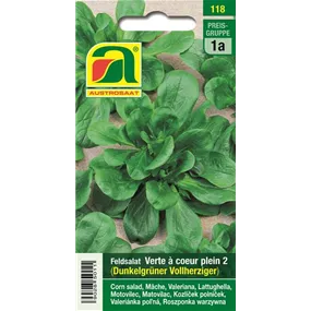 Feldsalat Dunkelgrün Vollherzig 2