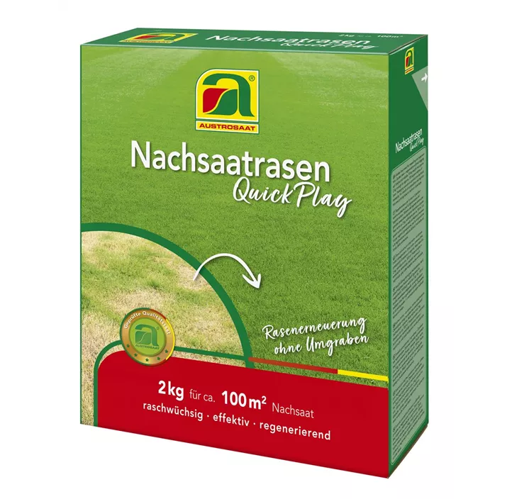 Spiel- und Sportrasen Nachsaat Quick Play 2kg