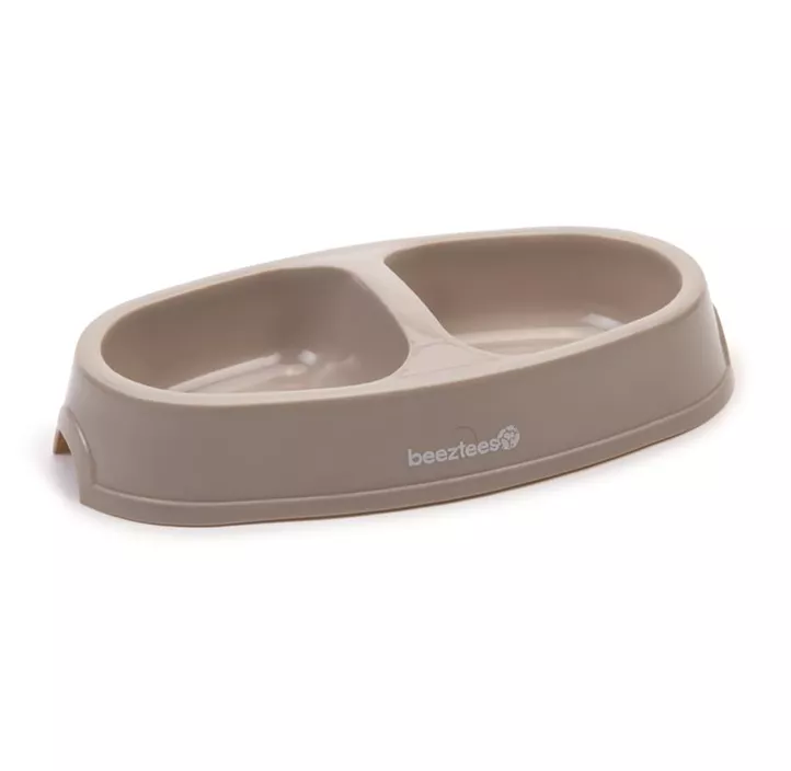 Katzen Plastikdoppelnapf