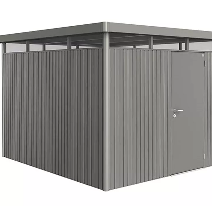 Gerätehaus HighLine H5 quarzgrau mit Standardtür + Fenster