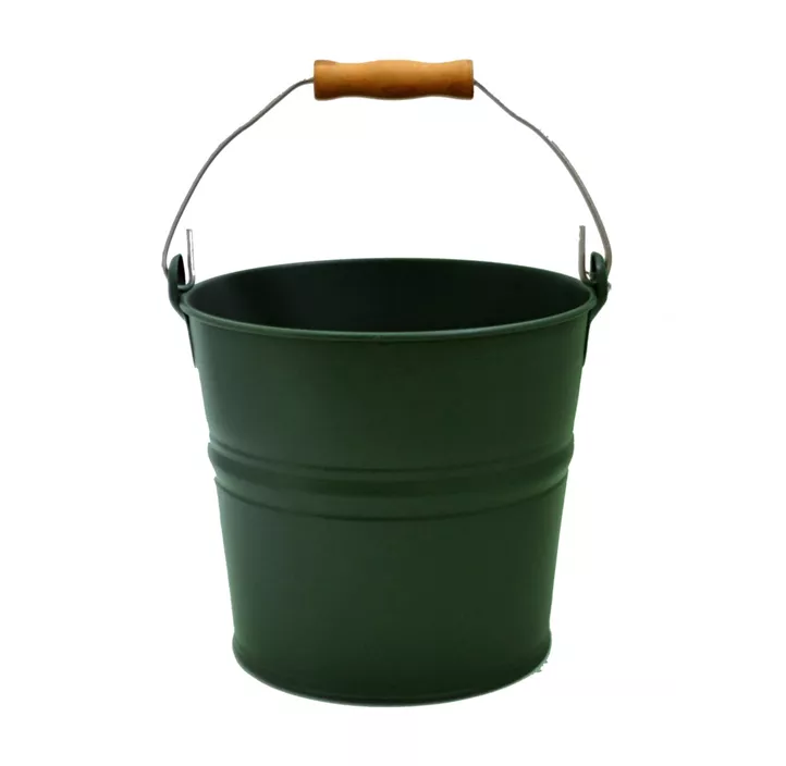 Eimer mit Holzgriff