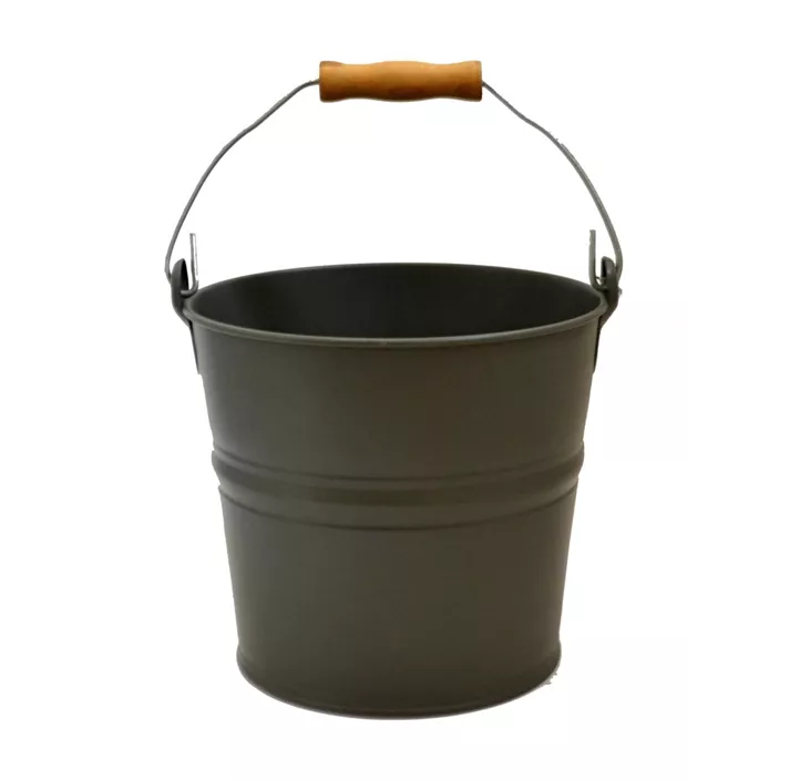 Eimer mit Holzgriff
