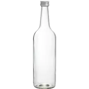 Geradehalsflasche inkl. Verschluss