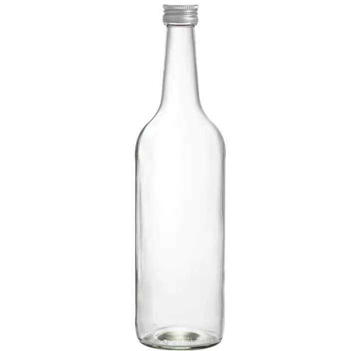 Geradehalsflasche inkl. Verschluss