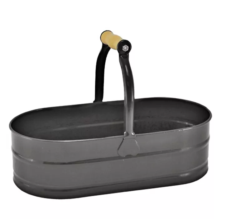 Korb oval mit Holzgriff