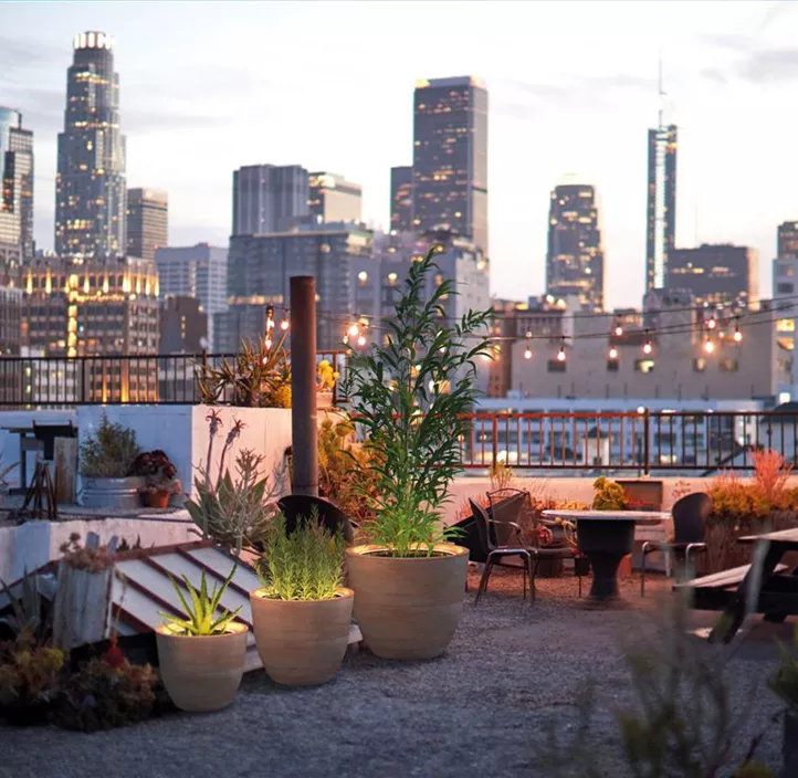 Lichtring für Pflanztopf