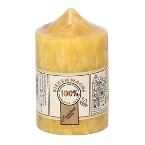 Stumpenkerze Struktur, 110/65 mm