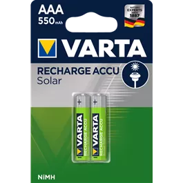 VARTA RECHARGE ACCU Solar AAA 550mAh Blister 2